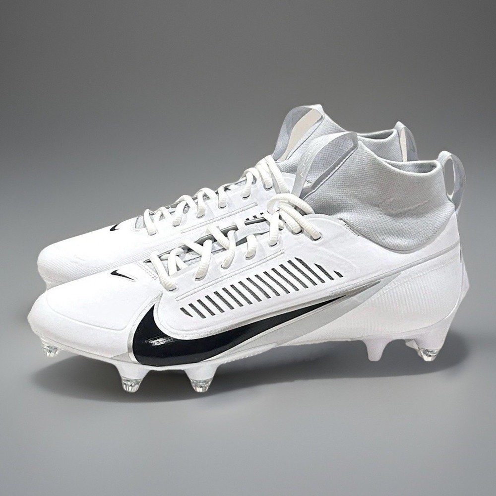 Men's 11 Nike Vapor Edge Pro 360 2 D Football Cleats White FJ7023-100 Detachable